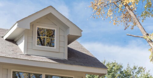 Close Up of Window at House